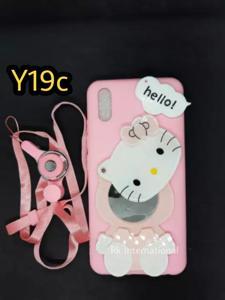 FOR Vivo Y19c Hello Kitty Mirror case ladies styles back cover