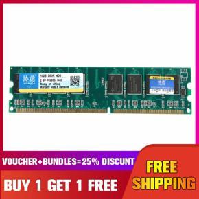 1GB DDR 400 333 266 MHz PC3200 Non-ECC Desktop PC DIMM Memory RAM 184 pins【Buy 1 Get 1 Free】 -