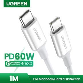 Ugreen PD 60W USB C to USB Type-C Cable QC4.0 3.0 Fast Charge Data Cable for Macbook Samsung S9 Plus USB C Cable for Huawei P30