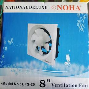 Exhaust Fan 8" inch-White National Deluxe Noha
