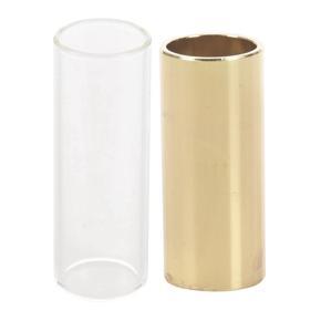 Metal Electric Guitar Slide Bar Finger Cover, aurum & Guitar Glass Slippery Stick Glass Slide Transparent