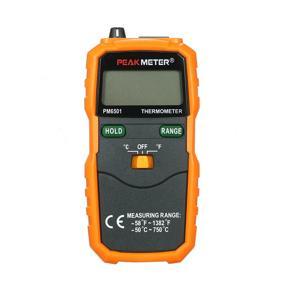 PEAKMETER PM6501 LCD Display Wire less K Type Temperature Meter Thermocouple W/Data Hold/Logging Digital Thermometer