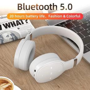 VJ087 Bluetooth Headphone HIFI Music Portable Wireless Headset 3D  Sport Stereo Fashion Deep Bass Colorful Handfre Earphone with Mic