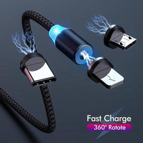 New Style Magnetic Cable 3A Fast Charging Micro USB Cable Type C Magnet Charger C