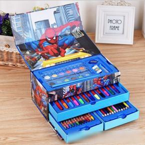 54-Piece Spiderman Drawing Art Set in Papercard Box for Kids