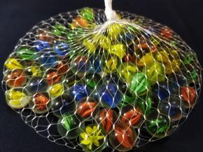 Toy Marble Balls,Aquarium Decorations,Glass Marble Ball- 50Pcs Multi Colour Marbles
