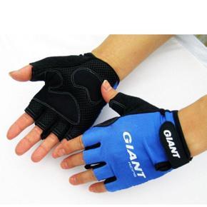 GIANT 1 Pair Half Gloves. Gel Padded Bike/Scooter/Cycle Riding Hand Gloves.