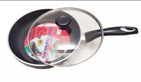 26 cm Non Stick Fry Pan With Glass Lid Kiam