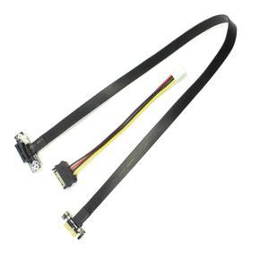 90 Degree Right Angle PCIe 3.0 x1 to x1 Extension Cable R11SL 8G/bps High Speed PCI Express 1x Riser Card Extender Ribbon Cable