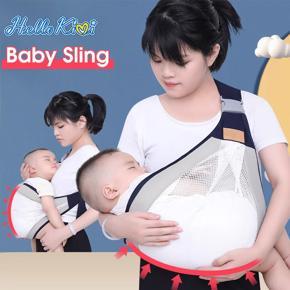 Hellokimi Baby Carrier Lightweight Breathable Baby Carrier Labor-saving Infant Sling Wrap Backpack Adjustable Straps Baby Carriers Pouch Bag Front Rider Carrier Soft Seat For Newborn Infant Toddler Ba