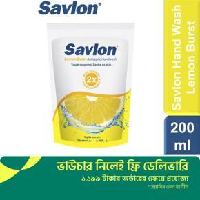 Savlon Handwash Lemon Burst 200ml Refill