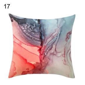 Christmas Marble Pattern Cushion Cover Throw Pillow Case Home Sofa Bed Decor