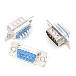 XHHDQES 10Pairs Db9 Male and Female Rs232 9 Pin Wire Solder Serial Port Plug Connectors