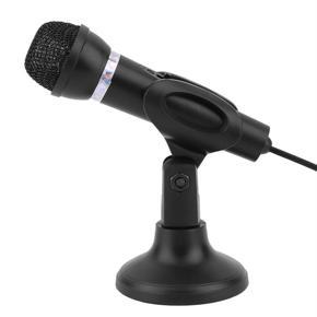 LALA Notebook Desktop Microphone KTV-307 Wire Karaoke Handheld 3.5mm Mic