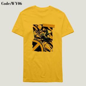 Walverine yellow Half Sleeve T-Shirt For Men