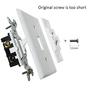 XHHDQES 2 Pieces of Light Switch Protective Cover Child Safety Switch Lock to Prevent Accidental Opening or Closing