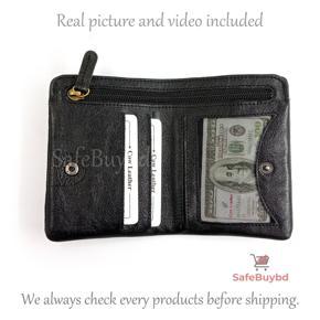 Black Color Pure Leather Wallet For Men MoneyBag - SafeBuybd