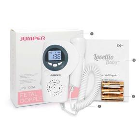 German Tech JUMPER Rechargeable Pocket Fetal Doppler (JPD-100A) ultrasound | 2 Year Replacement Warranty by HONESTIME