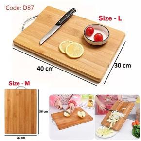 Bamboo cutting and choping board with handle