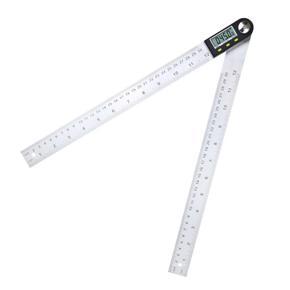 GMTOP Digital display angle IP54 stainless steel protractor woodworking angle protractor multifunction 360 degrees Angle ruler 200mm