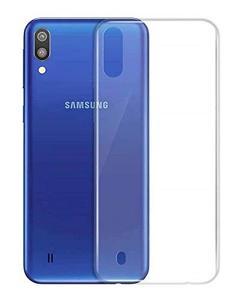 Samsung Galaxy M10 Transparent Plain Tpu Back Cover (Transparent, Plain Back Cover, Silicon) for Samsung Galaxy M10