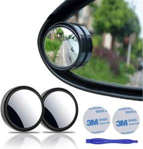 2 Pcs Car Vehicle Blind Spot Mirror