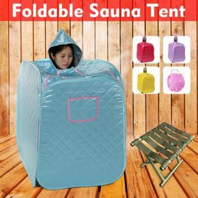 2.6L Foldable Home Spa Steam Sauna Tent Full Body Health Preservation Therapy -