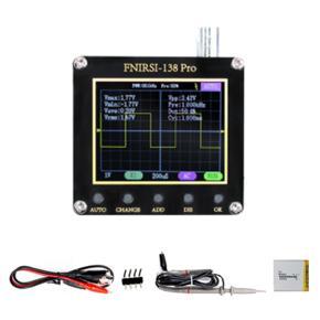 GMTOP FNIRSI 138pro Handheld Portable Oscilloscope 2.4 Inch Display Multi-function Digital Oscilloscope One Button Auto Adjust PWM Square Waves Output Singles Automatic Normal Trigger Modes
