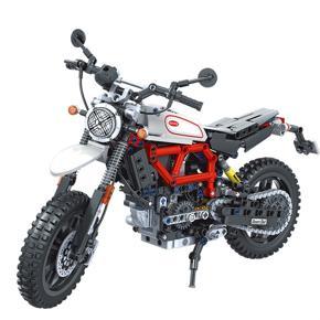 Motorcycle Blocks High Speed Racing Car Blocks Adventure Motorcycle Model Motorbike Bricks Kits Toys For Kids Building Block