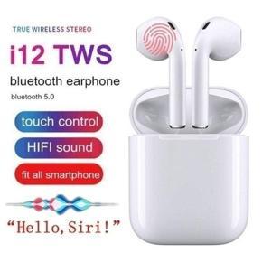 Genuine i12 Tws Wireless Bluetooth 5.0 Stereo Earphone Touch Control Headphones No Ratings