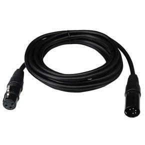 BRADOO DMX Stage Light Cable,DJ XLR Cable,3-Pin Female XLR to 5-Pin Male XLR DMX Turnaround Connection for Moving Head