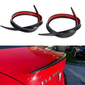 1.2M Universal Roof Spoiler Carbon Fiber Tail Wing Spoiler Rear Trunk Spoiler for Tesla Toyota Honda Mazda BMW Benz