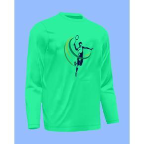 Badminton 2 Pest  long Sleeve T-Shirt For Men