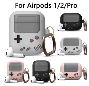 Silicone Earphone Case For Airpods 2 Protective Cover For Apple Airpods Pro 3 Wireless Bluetooth 3D Game Console Shockproof Cover