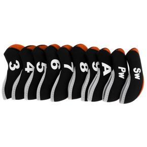 Golf Club Head Covers-10 x Head Covers-Orange