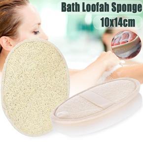 Beige Natural Loofah Sponge Exfoliating Bathing Artifact Exfoliator Bath Massage -