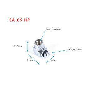 Scuba Diving 1 Stage Regulator Adapter 360 Degree Rotation Connector High Adapters Diving Accessories HP Hose