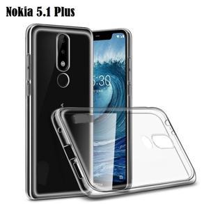 For Nokia 5.1 Plus Luxury Case Silicone Transparent TPU Back Cover Soft Phone Case