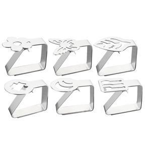 6 Pcs Tablecloth Clips Stainless Steel Tablecloth Clamp Holder Table Cover Clamps for Home Picnic BBQ Wedding Party