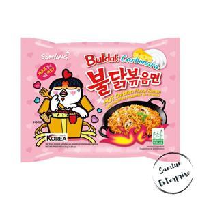 Buldak Carbonara Hot Chicken Flavor Ramen Noodles 1 Piece 140g-Korea