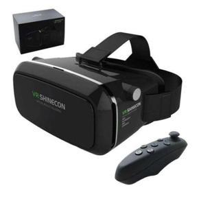 VR Shinecon Smart VR BOX 3D Glass with Bluetooth Remote Controller-Black