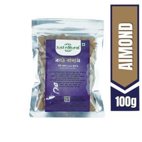Just Natural-Almond (kathbadam)-100 Gram
