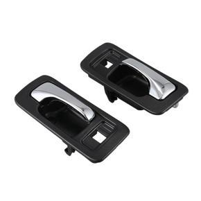 2Pcs Car Front Door Handle with Chrome Lever for Honda Accord Coupe 1990-1993 72165SM2013ZA