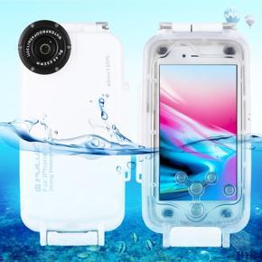 PULUZ For iPhone SE 2020 & 8 & 7 40m/130ft Waterproof Diving Housing Photo Video Taking Underwater Cover Case(Transparent)