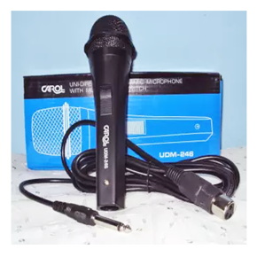 Easy Karaoke Wired Microphone - Black