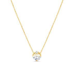 Sparkle Necklace With Zirconia Stone