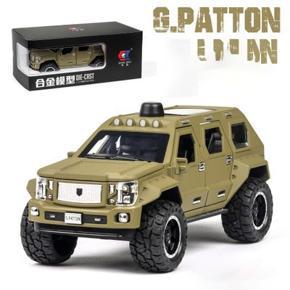 1/24 G.PATTON Model Simulation Car Toys Alloy Car Model Explosion-proof Car Model Toys