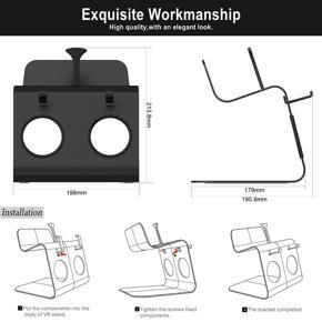 Stable VR Stand for Oculus Quest 2-1 * Stable VR Stand for Oculus Quest 2-black