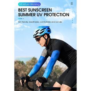 WEST BIKING Game Arm Summer Sleeves Bicycle Sleeves UV Protection Running Cycling Sleeves Sunscreen Arm Breathable,Multicolor S