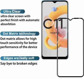 9H Full Glue Tempered Glass Screen Protector For Realme C11 (2021)